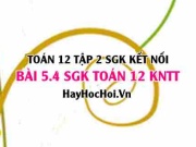 Bài 5.4 SGK Toán 12 tập 2 Kết nối tri thức chi tiết nhất